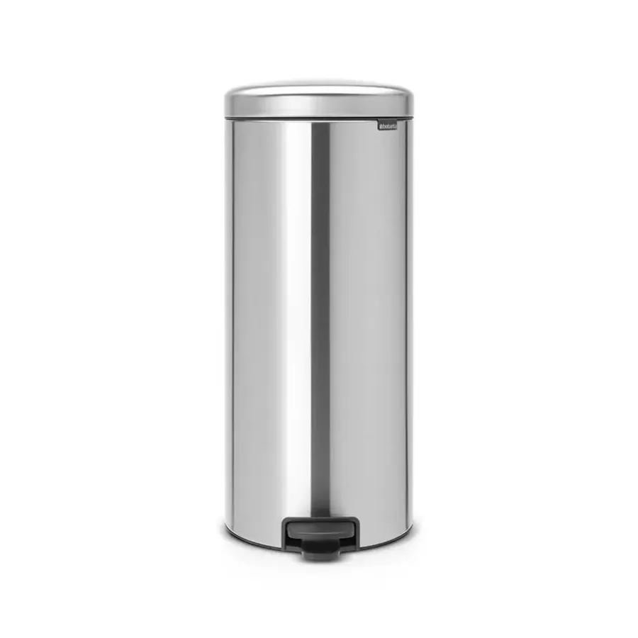 Prullenbakken-Brabantia Pedaalemmer NewIcon - 30L - Matt Steel