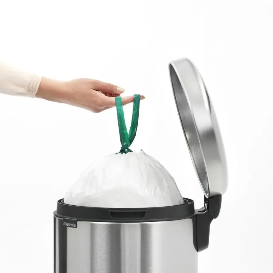 Prullenbakken-Brabantia Pedaalemmer NewIcon - 30L - Matt Steel