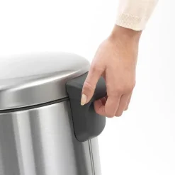 Prullenbakken-Brabantia Pedaalemmer NewIcon - 30L - Matt Steel