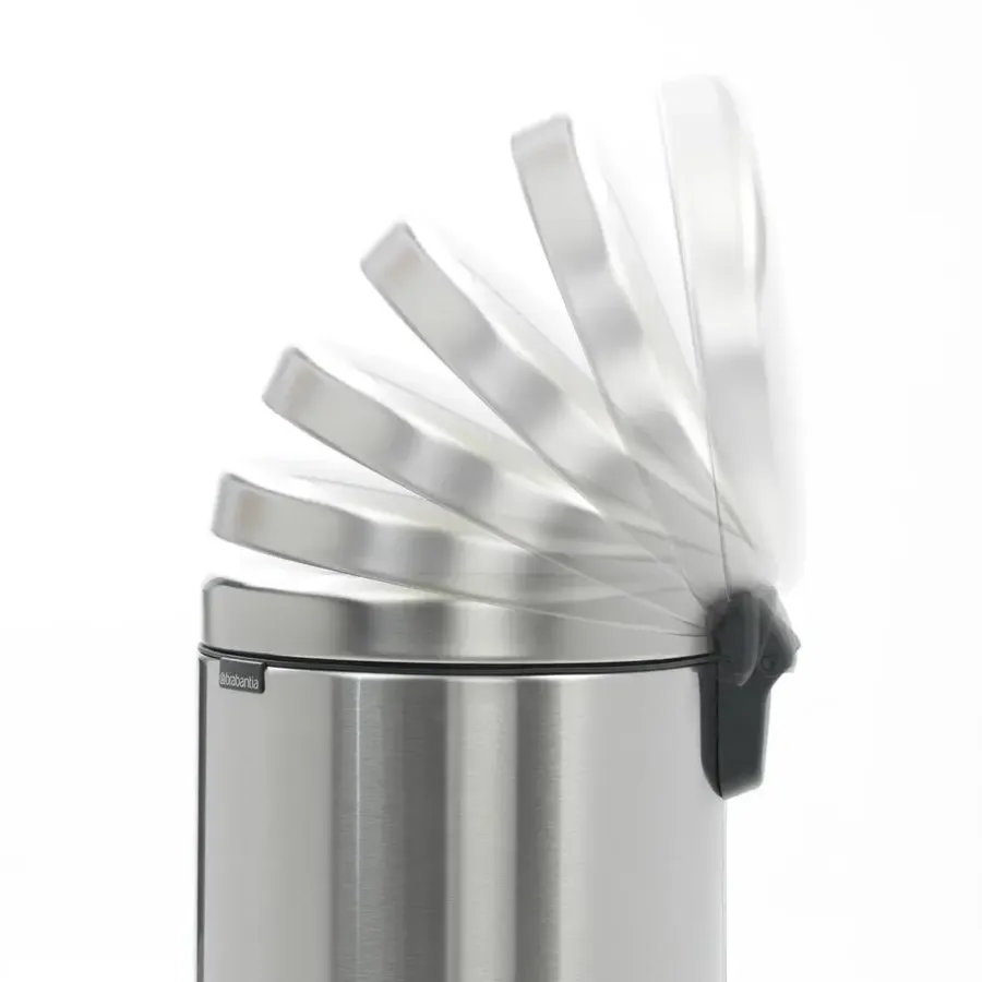 Prullenbakken-Brabantia Pedaalemmer NewIcon - 30L - Matt Steel