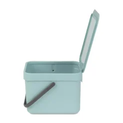 Prullenbakken-Brabantia Sort & Go Afvalemmer - 6L - Mint