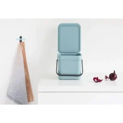 Prullenbakken-Brabantia Sort & Go Afvalemmer - 6L - Mint