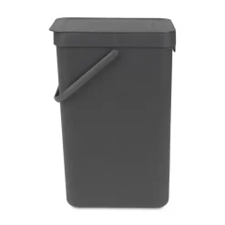 Prullenbakken-Brabantia Sort & Go Afvalemmer - 16L - Grijs