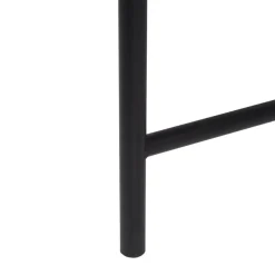 Sidetables-Beliani BRADLEY - Sidetable - Lichthout/Zwart - MDF