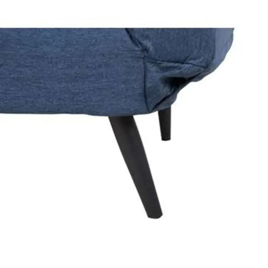 Slaapbanken|Slaapbanken-Beliani BREKKE - Slaapbank - Blauw - Polyester
