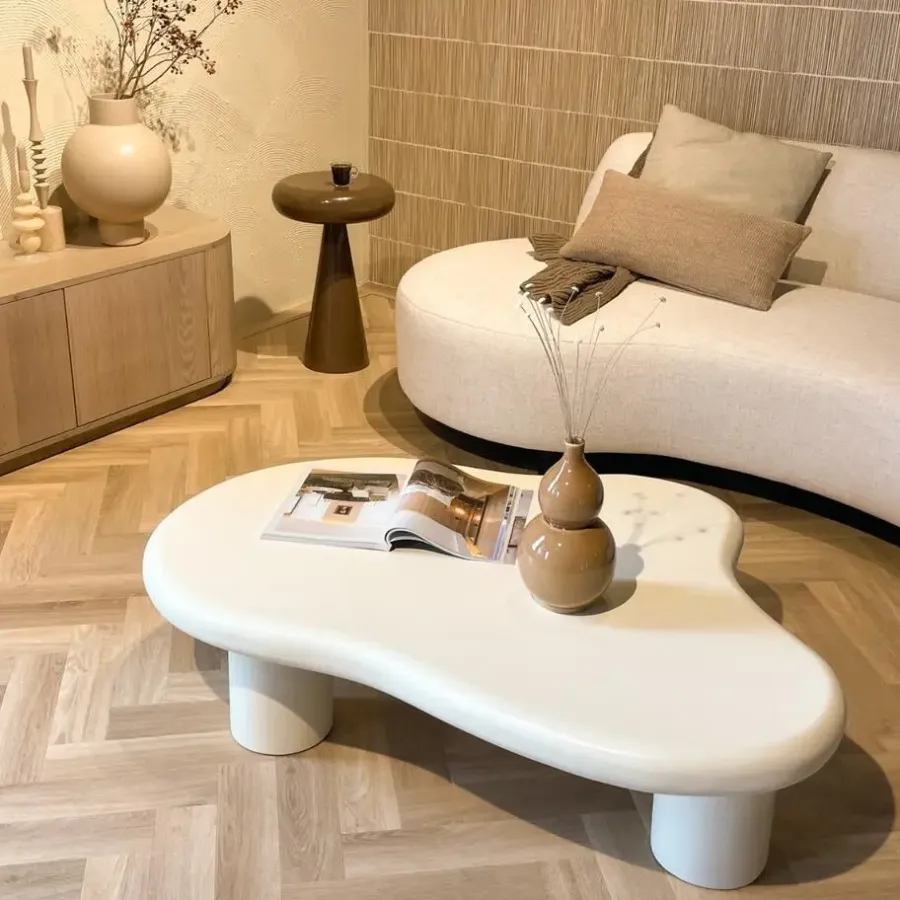 Livingfurn Brix - Salontafel - Brix Feline Sandy - Beige
