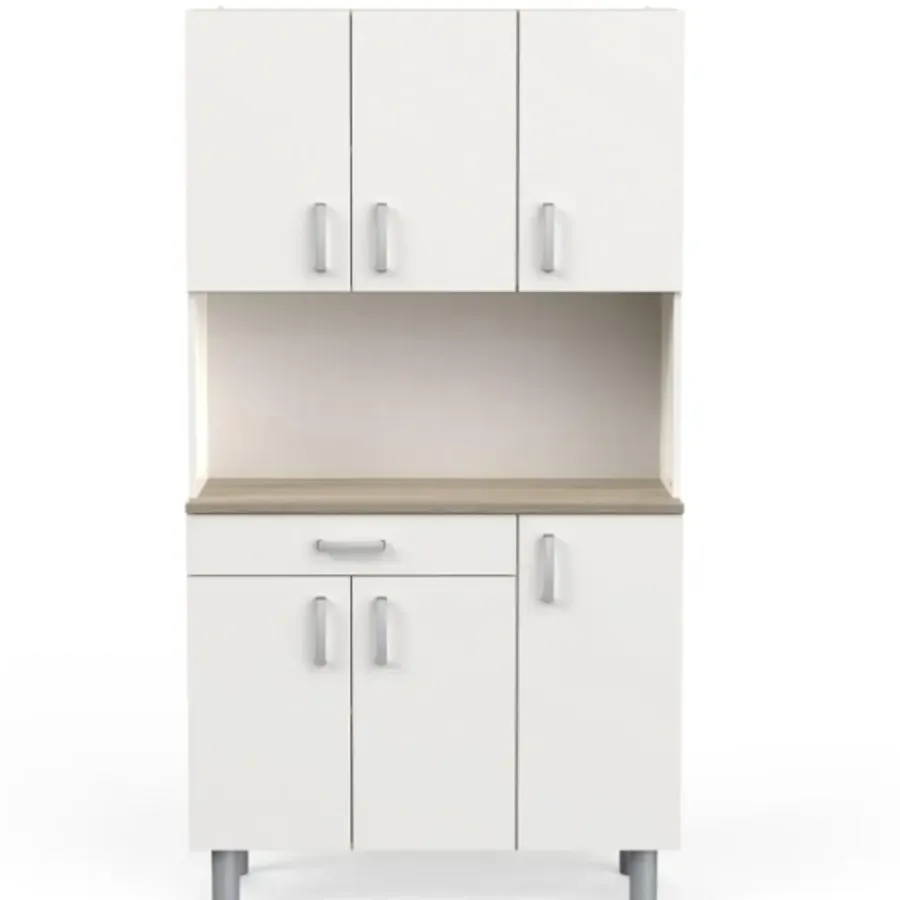 Buffetkasten-CBA Buffetkast Gabe-Kronberg eik/mat wit