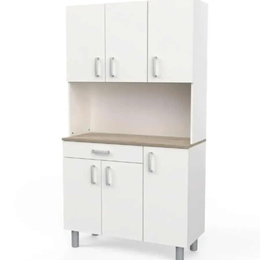 Buffetkasten-CBA Buffetkast Gabe-Kronberg eik/mat wit