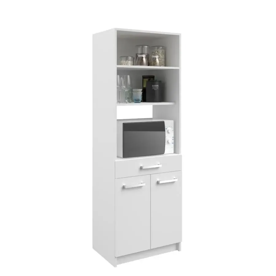 Buffetkasten-Parisot Buffetkast Unya met 2 deuren- 1 lade - wit