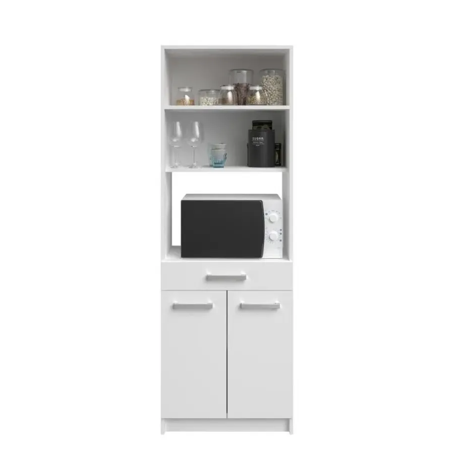 Buffetkasten-Parisot Buffetkast Unya met 2 deuren- 1 lade - wit