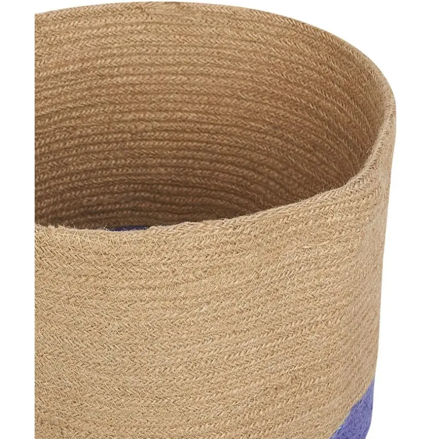 Opbergmanden-Beliani BULANIK - Mand set van 2 - Beige - Jute