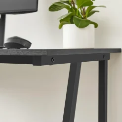 Bureaus-Merkloos Bureau - industrieel - 100x50x75 cm - zwart