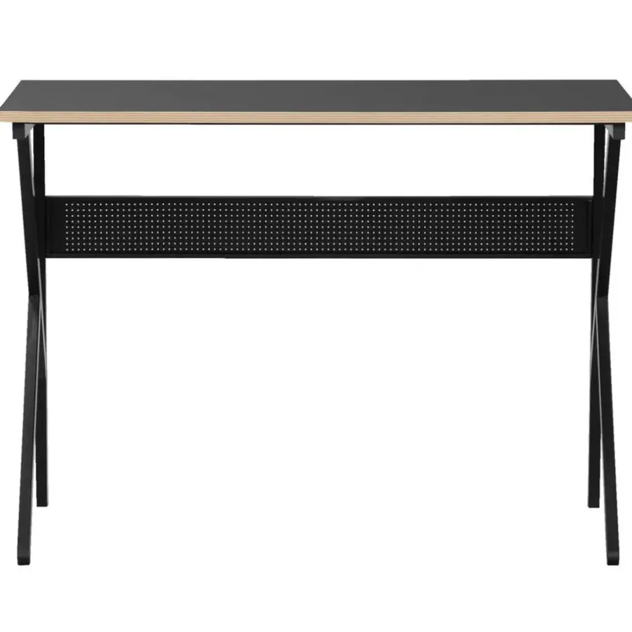 Bureaus-Leen Bakker Bureau Debbey - zwart - 75x105x55 cm