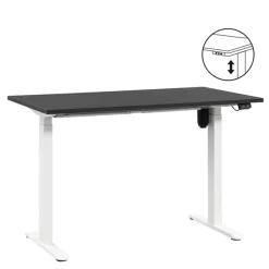 Homeworx Bureau zit/sta elektrisch verstelbaar - zwart/wit - 75/118x120x70 cm