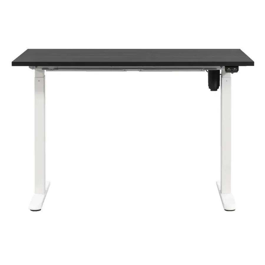 Homeworx Bureau zit/sta elektrisch verstelbaar - zwart/wit - 75/118x120x70 cm