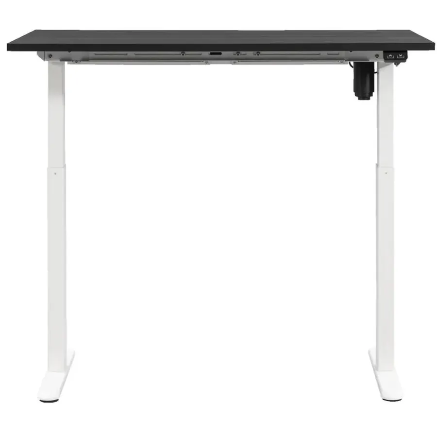 Homeworx Bureau zit/sta elektrisch verstelbaar - zwart/wit - 75/118x120x70 cm