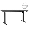 Zit-Sta-Bureaus-Homeworx Bureau zit/sta elektrisch verstelbaar - zwart/zwart - 75/118x160x80 cm