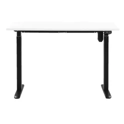 Homeworx Bureau zit/sta elektrisch verstelbaar - wit/zwart - 75/118x120x70 cm