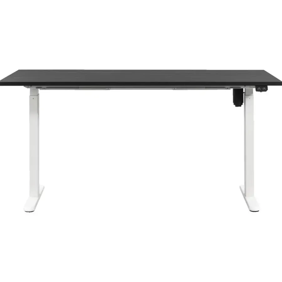 Homeworx Bureau zit/sta elektrisch verstelbaar - zwart/wit - 75/118x160x80 cm