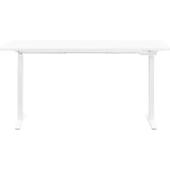 Homeworx Bureau zit/sta handmatig verstelbaar - wit/wit - 75/118x160x80 cm