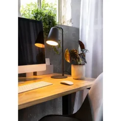 Zit-Sta-Bureaus-Homeworx Bureau zit/sta handmatig verstelbaar – mangohout/zwart - 75/118x120x70 cm
