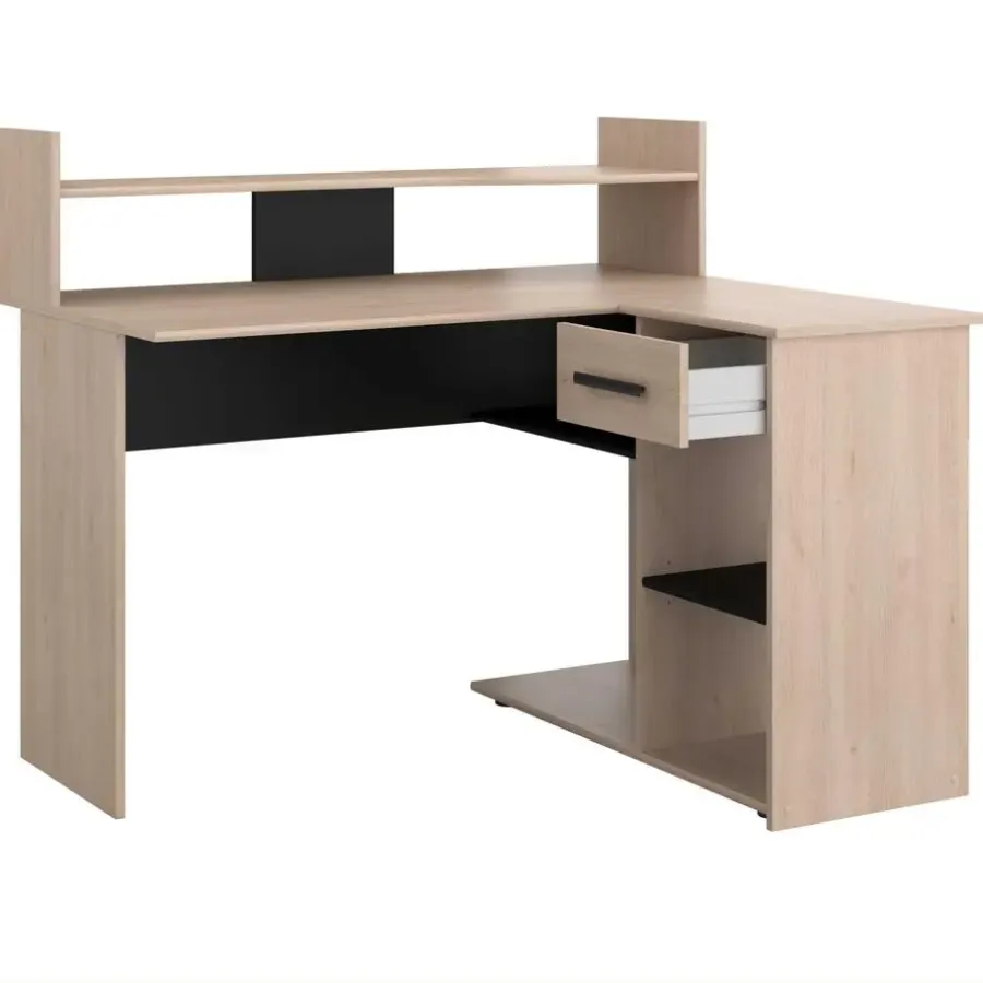 Parisot Bureau Professional 102cm- zwart/eik