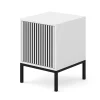Homlando Bureaucontainer Ravenna - wit/zwart - Metall - 41x40x55 cm