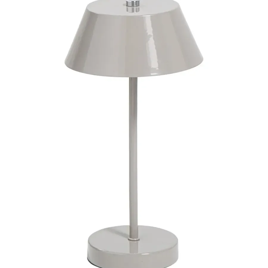 Leen Bakker Bureaulamp Milton greige G9 - 30x15x15 cm