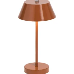 Tafellampen|Bureaulampen-Leen Bakker Bureaulamp Milton rood G9 - 30x15x15 cm