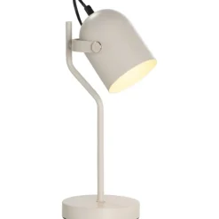 Tafellampen|Bureaulampen-Leen Bakker Bureaulamp Senn - beige metaal - 39xØ17,5 cm