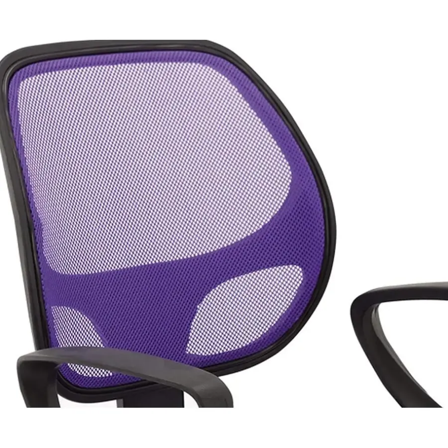 Bureaustoelen|Bureaustoelen-Merkloos Bureaustoel Buritos - Solide, Verstelbaar en Ergonomisch - Lila