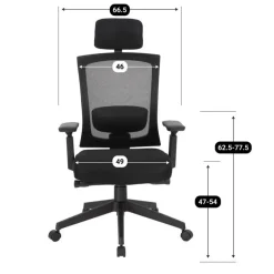 Bureaustoelen|Bureaustoelen-Sedero Bureaustoel Joy comfort - Voldoet aan NEN-EN 1335 norm - Zwarte stervoet