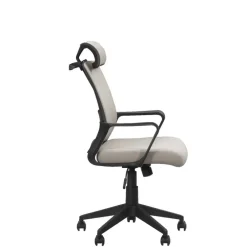 Bureaustoelen|Bureaustoelen-Leen Bakker Bureaustoel Oslo - crème