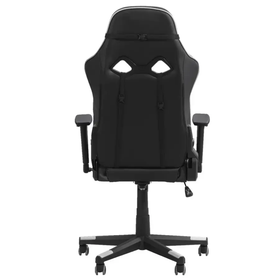 Gamestoelen-Leen Bakker Bureaustoel Senna - zwart/wit