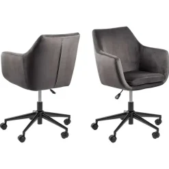 Bureaustoelen|Bureaustoelen-Leen Bakker Bureaustoel Uppsala - grijs (1 stuk)