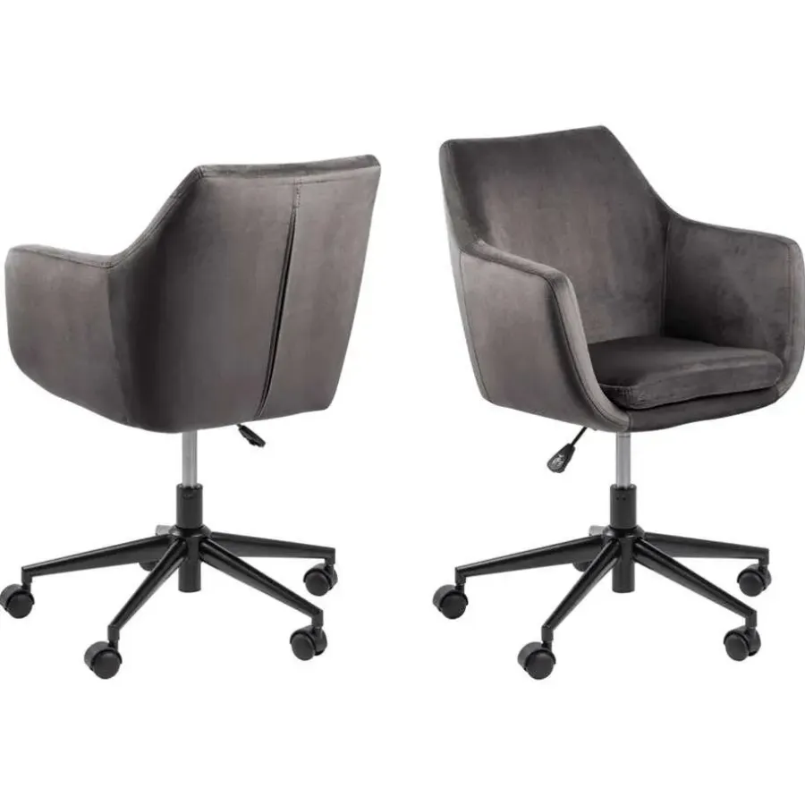 Bureaustoelen|Bureaustoelen-Leen Bakker Bureaustoel Uppsala - grijs (1 stuk)