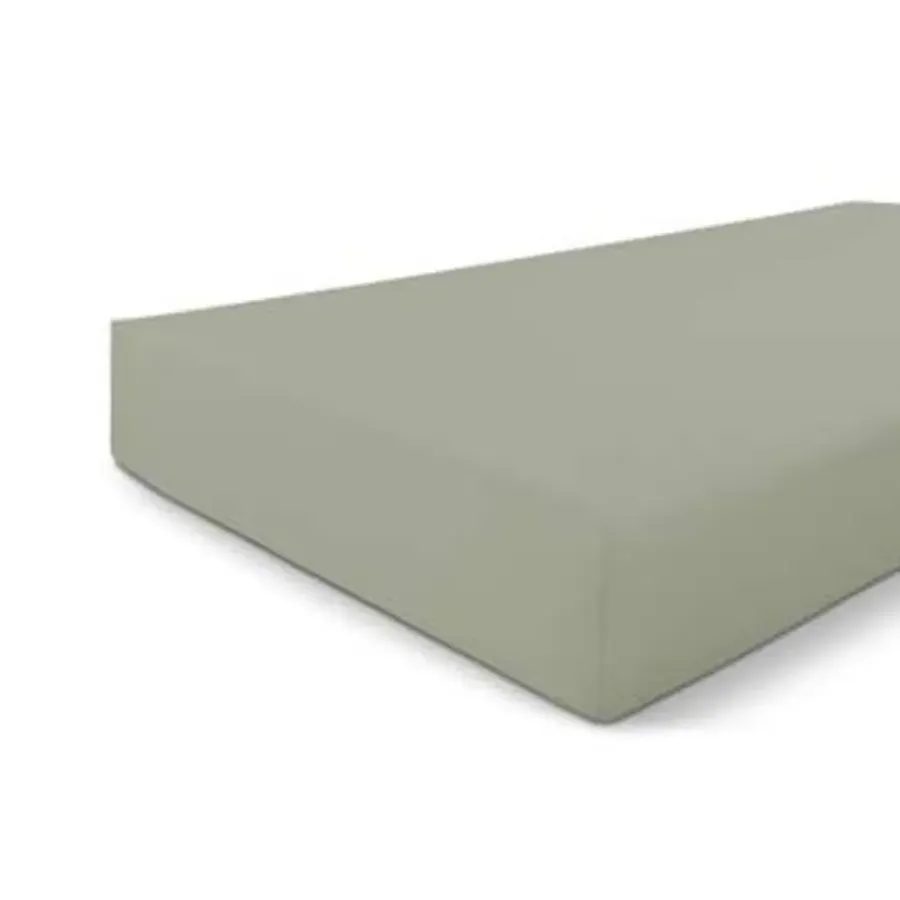 Byrklund - Hoeslaken Jersey - 180x200 cm - Grijsgroen