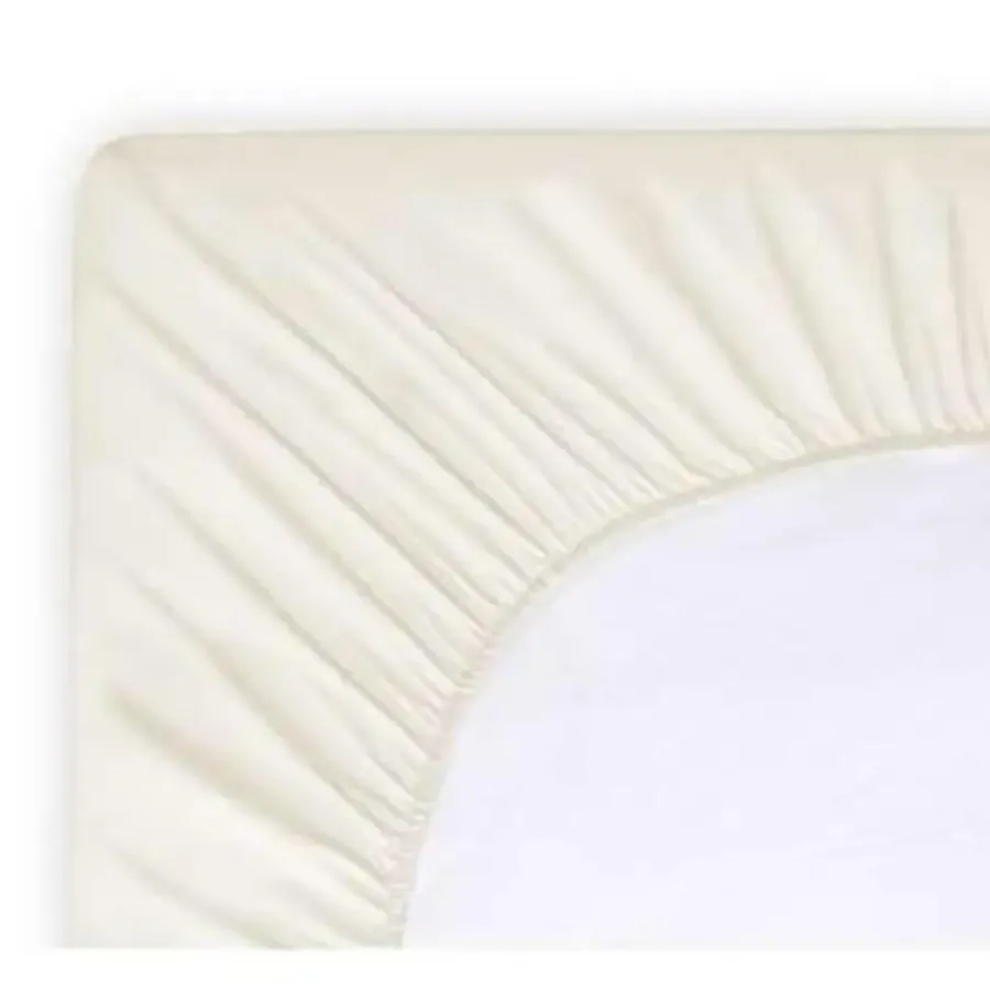 Byrklund - Hoeslaken Katoen - 180x200 cm - Off White
