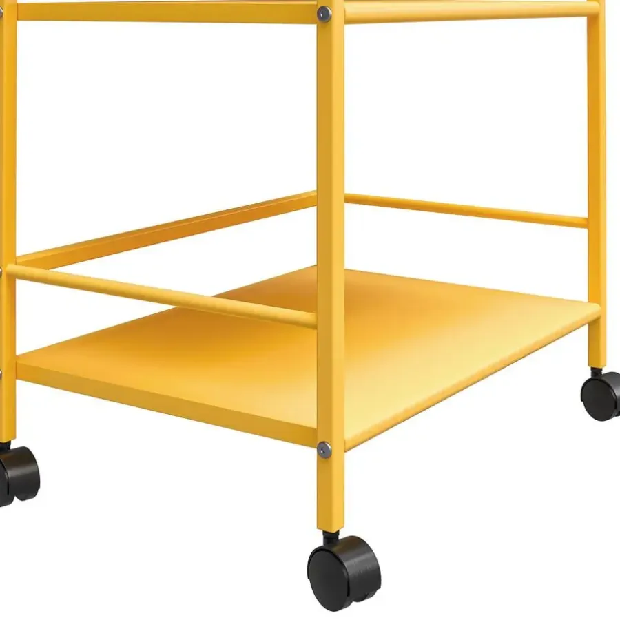 Trolleys-Novogratz Cache - Metalen rolwagen geel