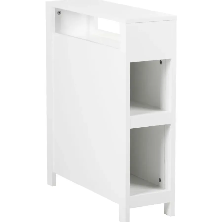 Hoge Kasten-Leen Bakker CACHI - Badkamerkast - Wit - 20 x 70 cm - MDF
