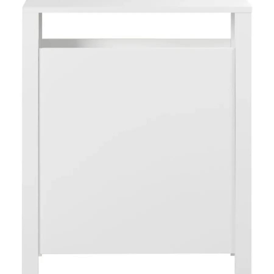 Hoge Kasten-Leen Bakker CACHI - Badkamerkast - Wit - 20 x 70 cm - MDF