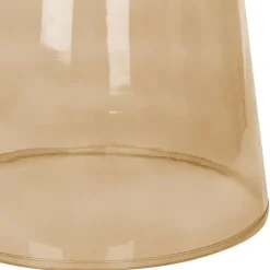 Bijzettafels-Beliani CALDERA - Bijzettafel - Goudbruin - Glas