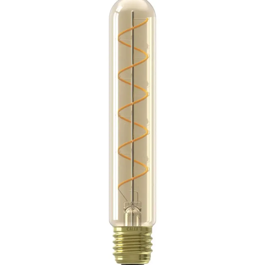 Calex LED buislamp - T32x185 - goudkleur - E27 - 2,5W - 136LM - dimbaar