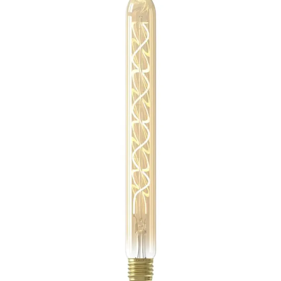 Lichtbronnen-Calex LED buislamp - T32x300 - goudkleur - E27 - 3.8W - 250LM - dimbaar