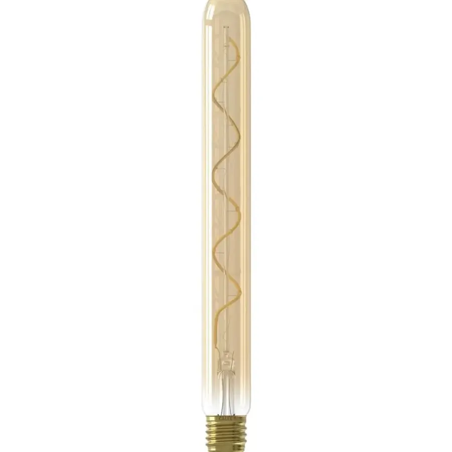 Lichtbronnen-Calex LED buislamp - T32x300 - goudkleur - E27 - 3.8W - 250LM - dimbaar