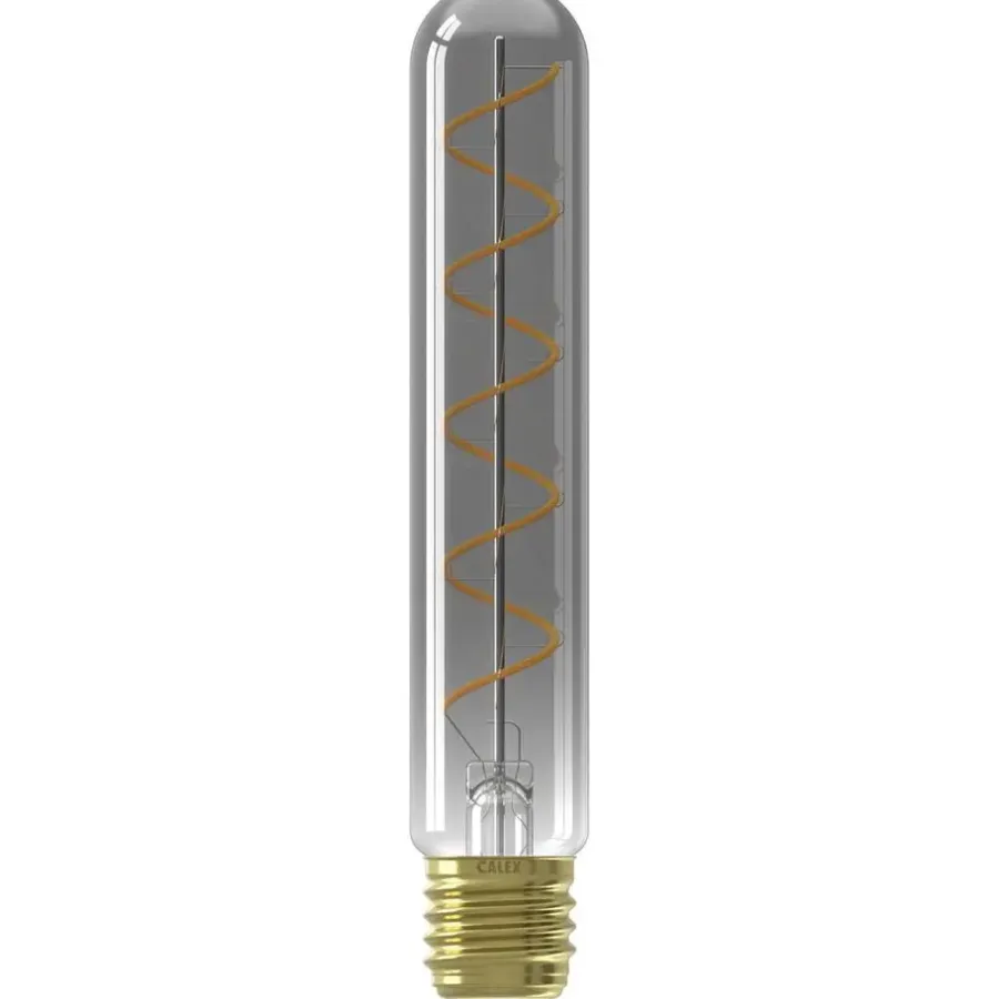 Lichtbronnen-Calex LED buislamp - T32x185 - titaniumkleur - E27 - 4W - 136LM - dimbaar