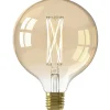 Lichtbronnen-Calex LED globe - G125 - goudkleur - E27 - 4,5W - 470lm - dimbaar