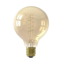 Lichtbronnen-Calex LED globe - G95 - goudkleur - E27 - 3,8W - 250lm - dimbaar
