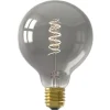 Lichtbronnen-Calex LED globe - G95 - titaniumkleur - E27 - 4W - 136LM - dimbaar