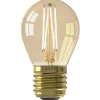 Lichtbronnen-Calex LED kogellamp - goudkleur - E27 - 3,5W - 200LM - dimbaar
